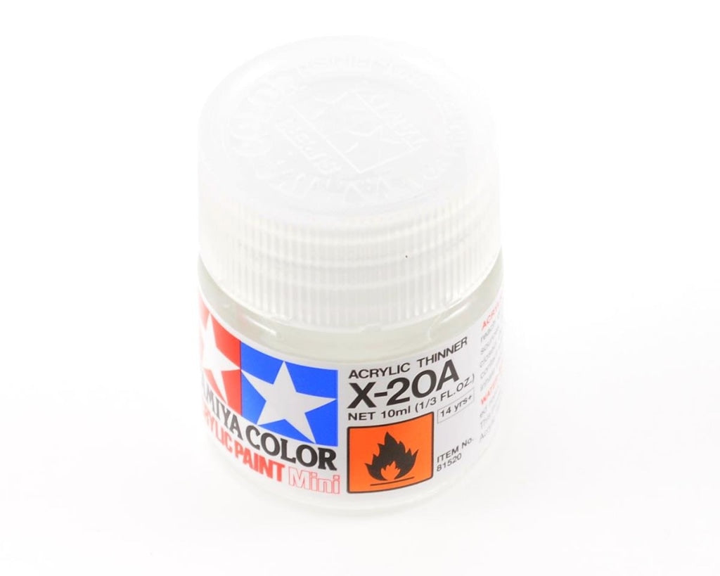 Tamiya Acrylic X20A Thinner 1.5 oz Hobby and Model Acrylic Paint