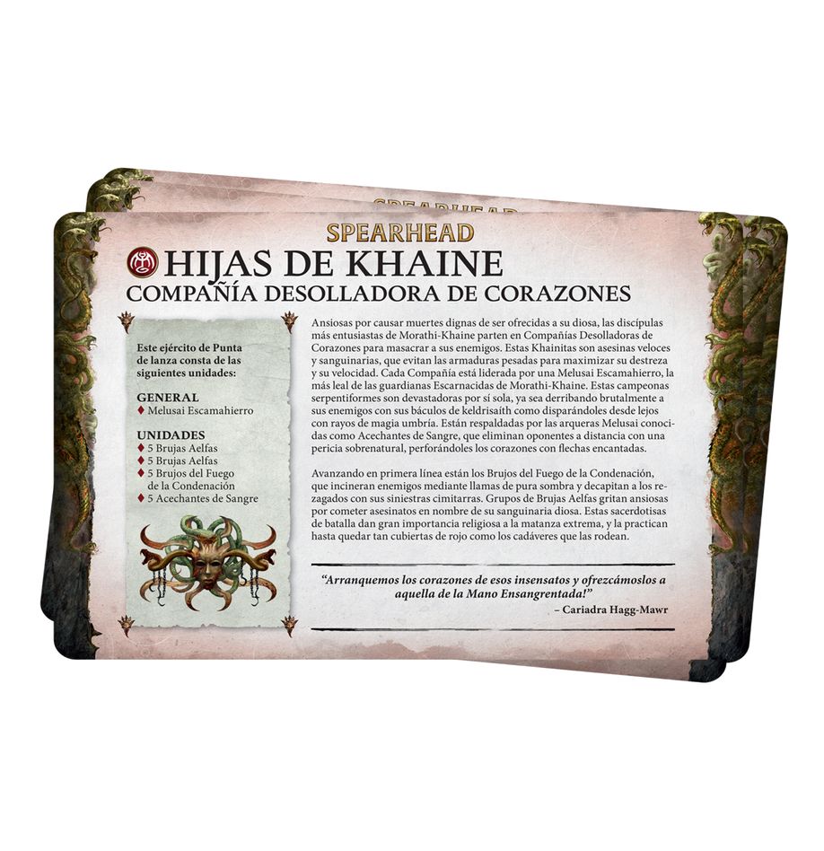 Games Workshop - Faction pack: Daughters of Khaine (Español)