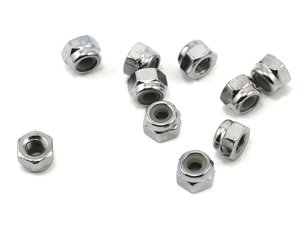 Traxxas - Nuts, 4mm nylon locking (10)