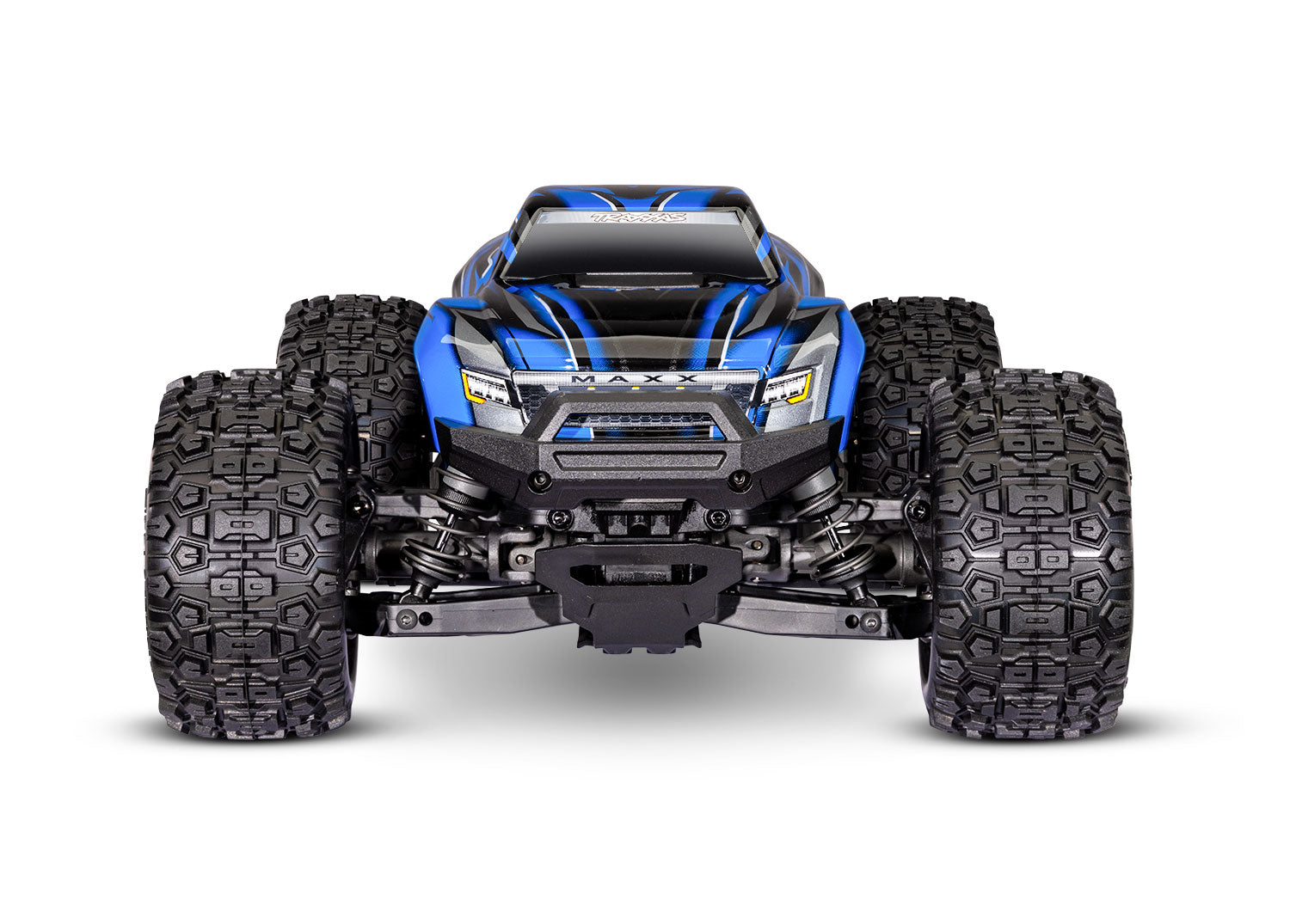 Traxxas - Mini Maxx® Brushless 1/16 4WD RTR Monster Truck w/TQ™ 2.4Ghz Radio, Battery & Charger, Azul