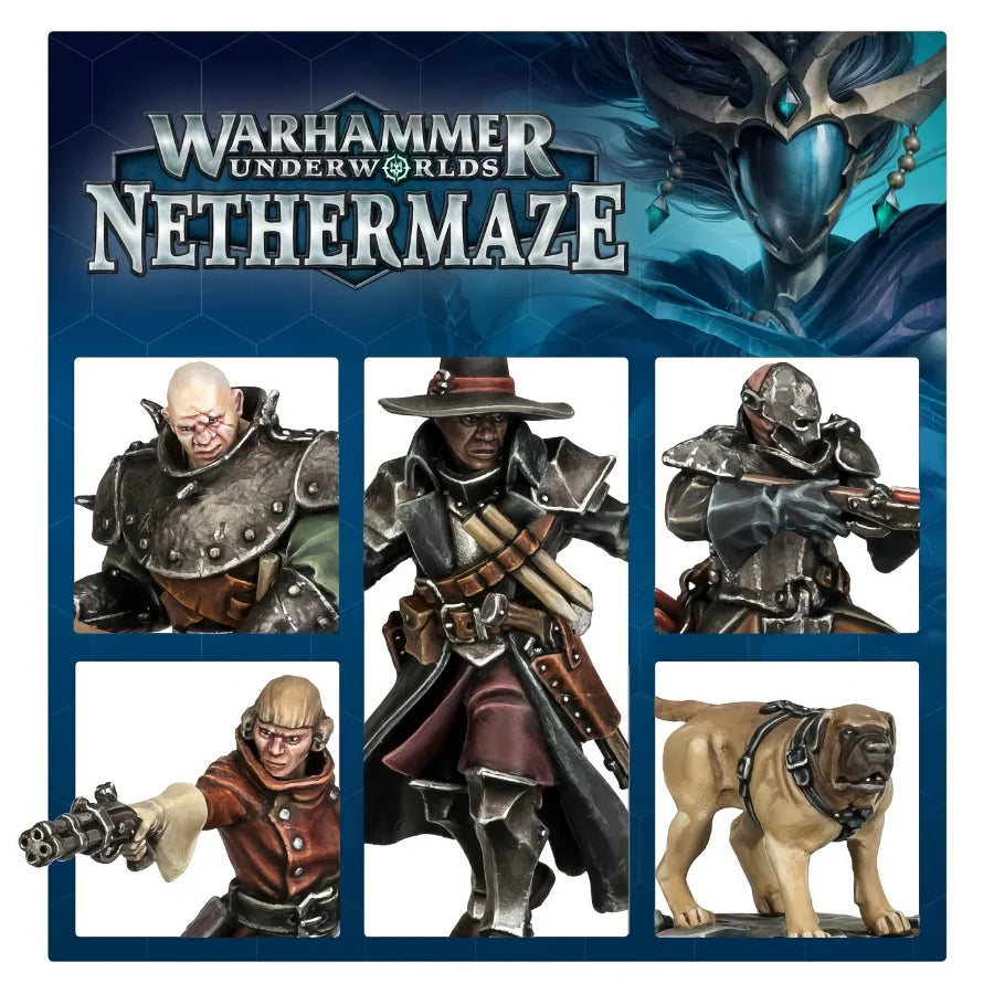 Games Workshop - Warhammer Underworlds: Nethermaze – Hexbane's Hunters (Inglés)