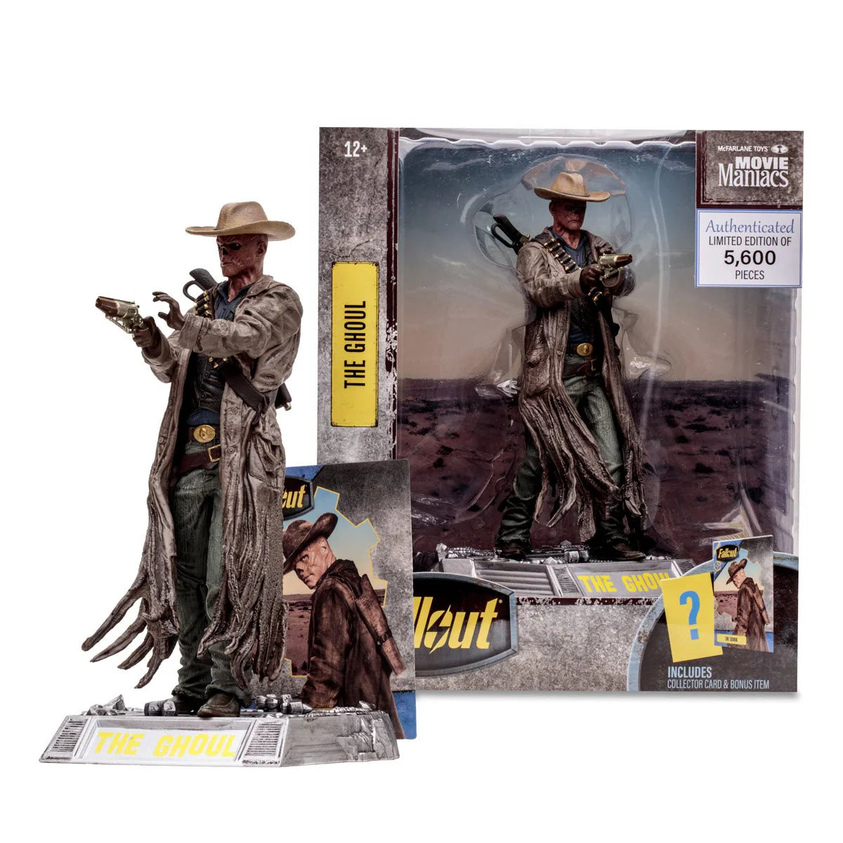 McFarlane Toys - Estatua Movie Maniacs: Fallout - The Ghoul Limited Edition 6 Pulgadas