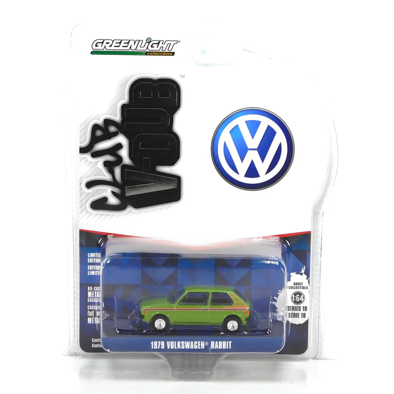 Greenlight - Club V-DUB 1979 Volkswagen Rabbit, escala 1:64