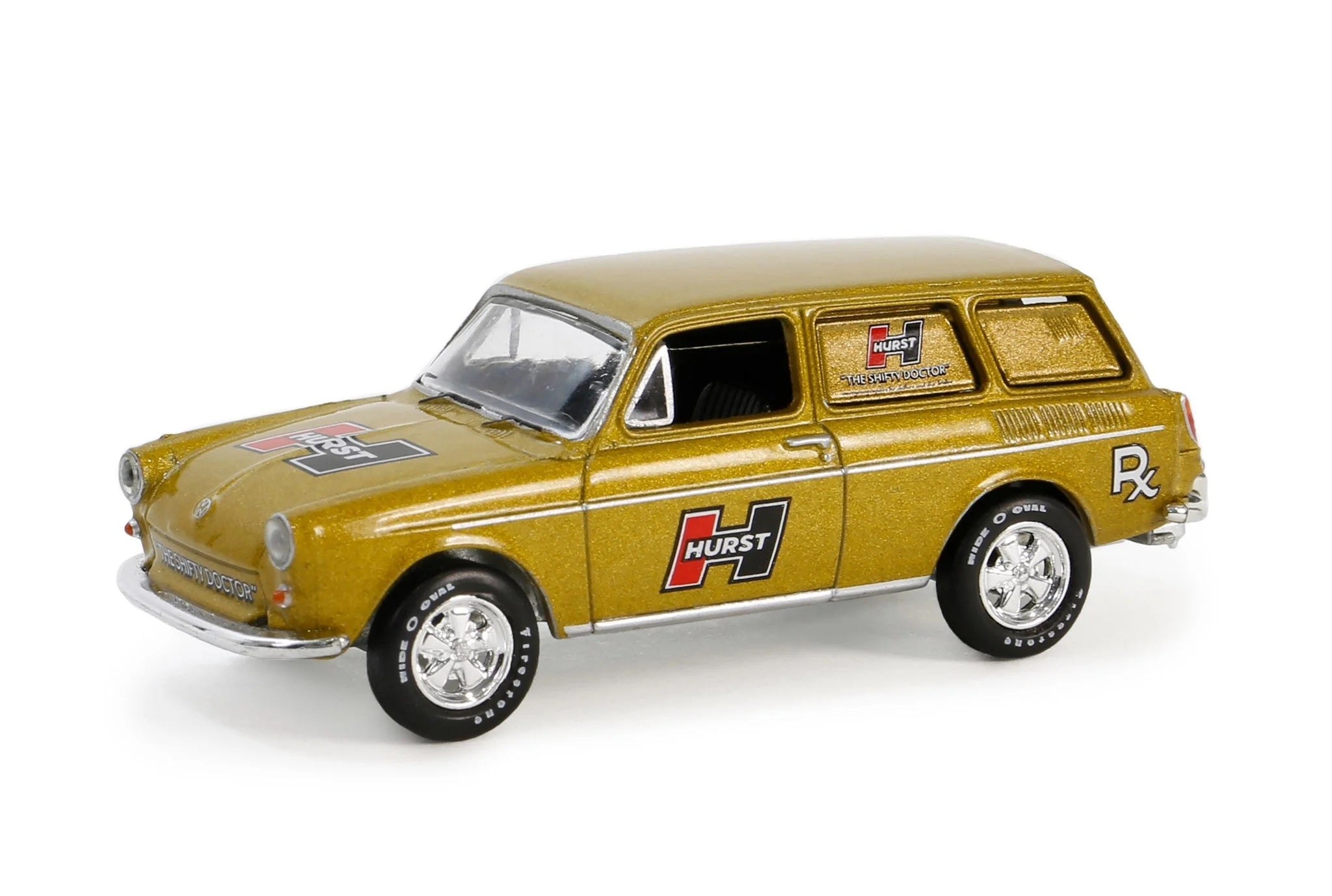 Greenlight - Club V-DUB 1969 Volkswagen Type 3 Squareback Panel, escala 1:64