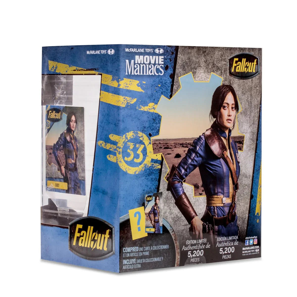 McFarlane Toys - Estatua Movie Maniacs: Fallout - Lucy Limited Edition 6 Pulgadas