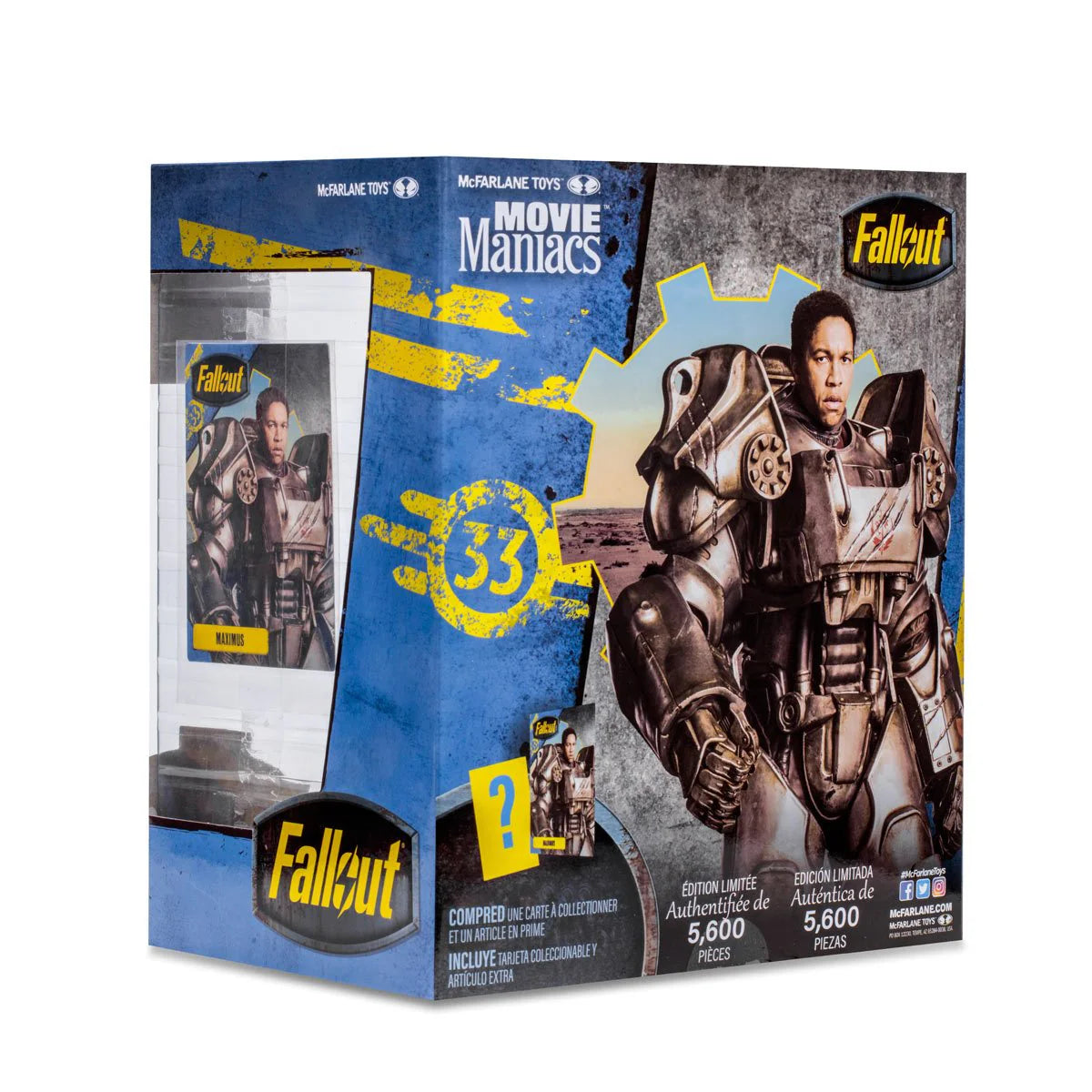 McFarlane Toys - Estatua Movie Maniacs: Fallout - Maximus Limited Edition 6 Pulgadas