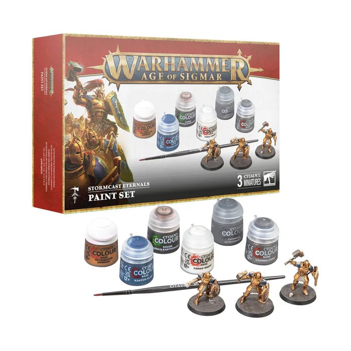 Games Workshop - Age Of Sigmar: Stromcast Eternals + Paints Set (ENG/SPA/PORT/LAT)