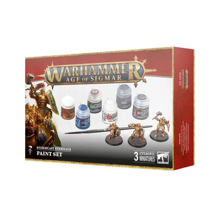 Games Workshop - Age Of Sigmar: Stromcast Eternals + Paints Set (ENG/SPA/PORT/LAT)