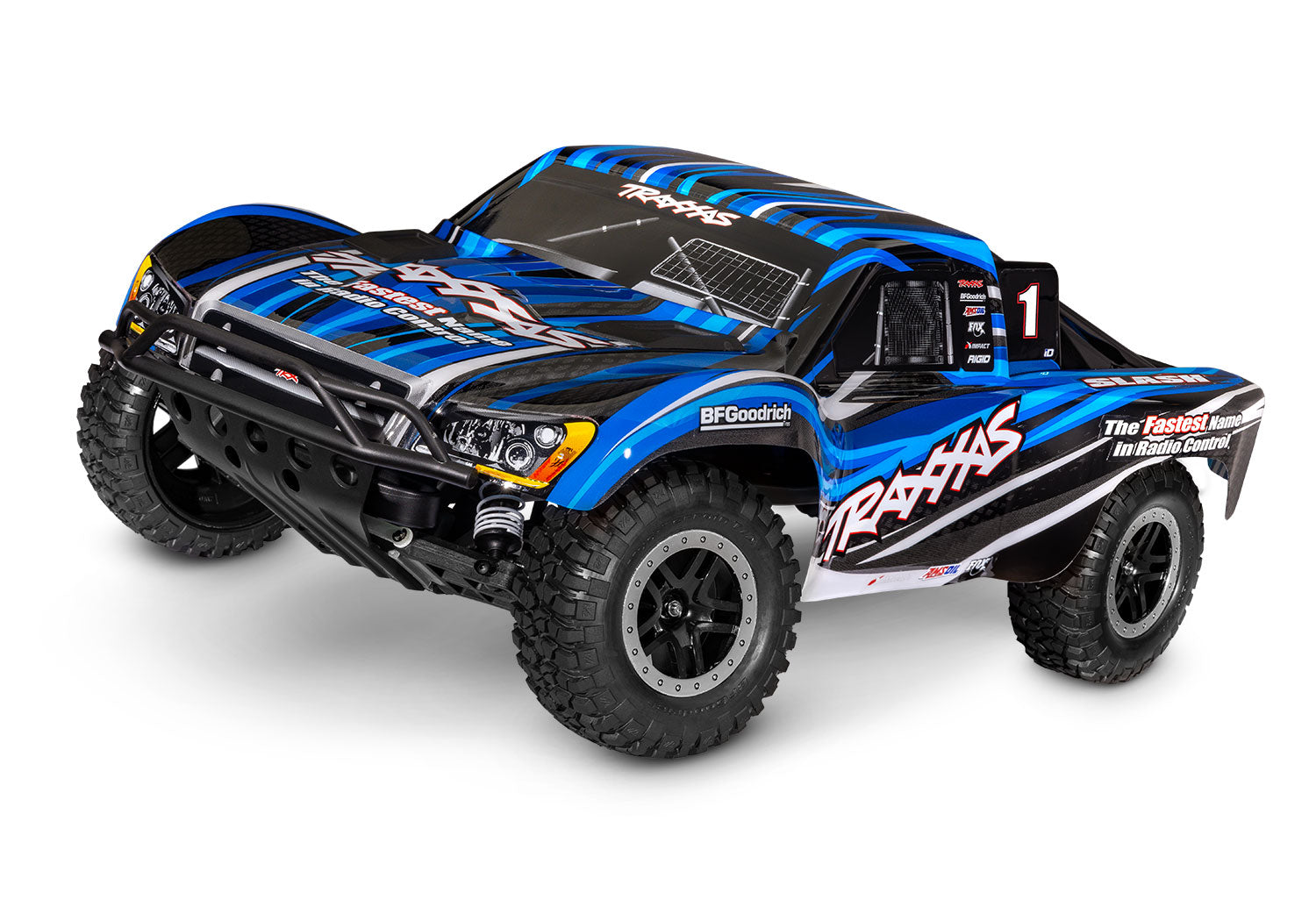 Traxxas - Slash 1/10 RTR 2WD Short Course Truck w/XL-5 ESC, TQ 2.4GHz Radio, Battery & USB-C Charger, Azul