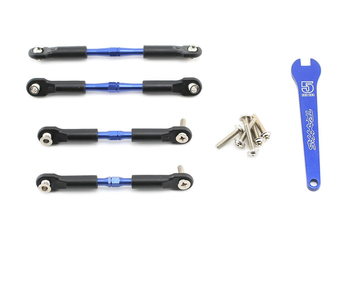 Traxxas - Aluminum Turnbuckle Camber Link Set (Blue) (4)