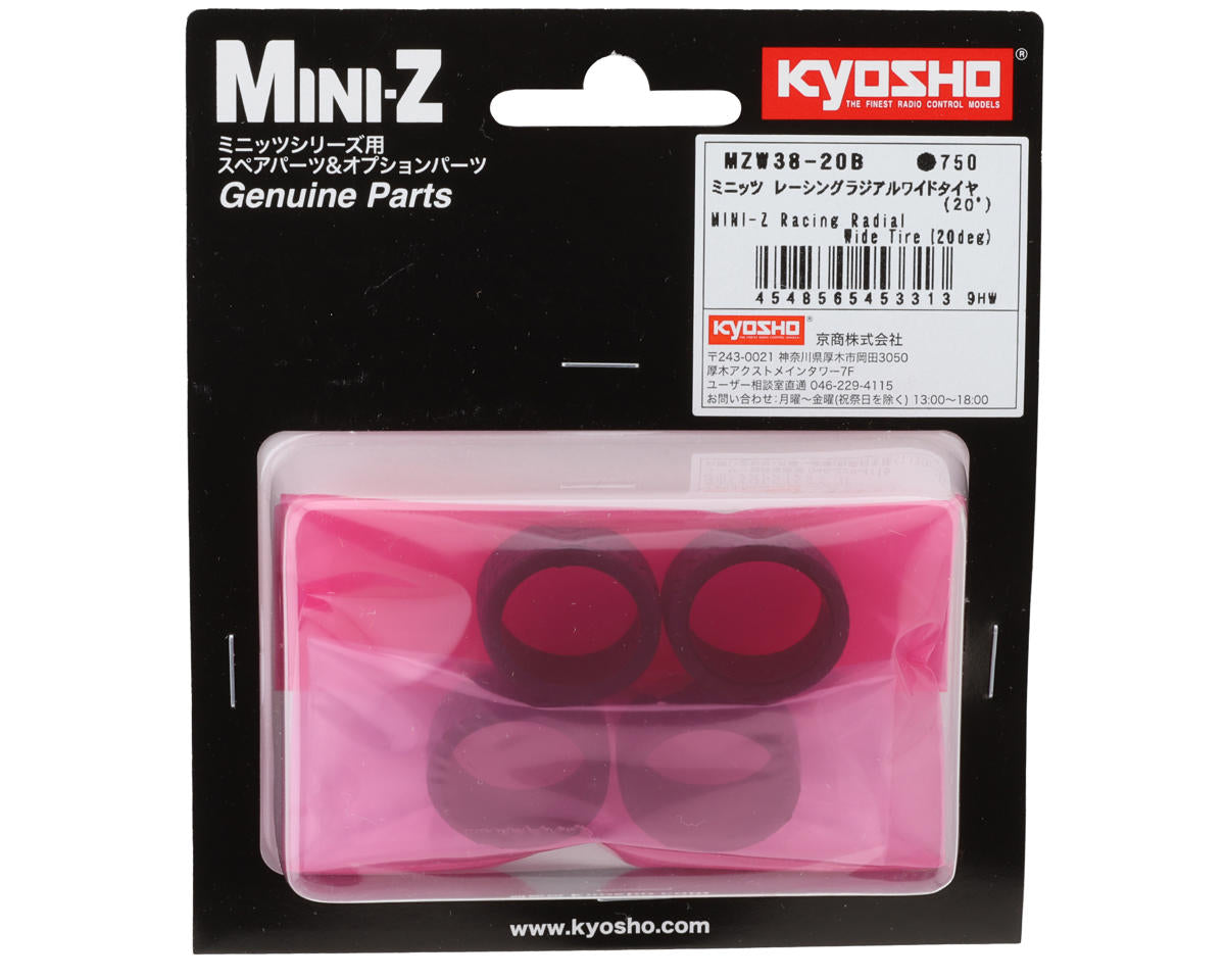 Kyosho - Mini-Z Racing Radial Wide Tire 20°