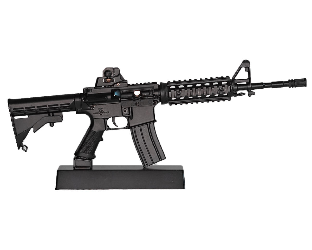 GoatGuns - Miniature 1/3 Scale Die-Cast AR15 Model Kit (Black)