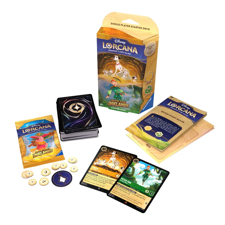 Ravensburger - Disney Lorcana: Into the Inklands - Starter Deck (Amber & Emerald)