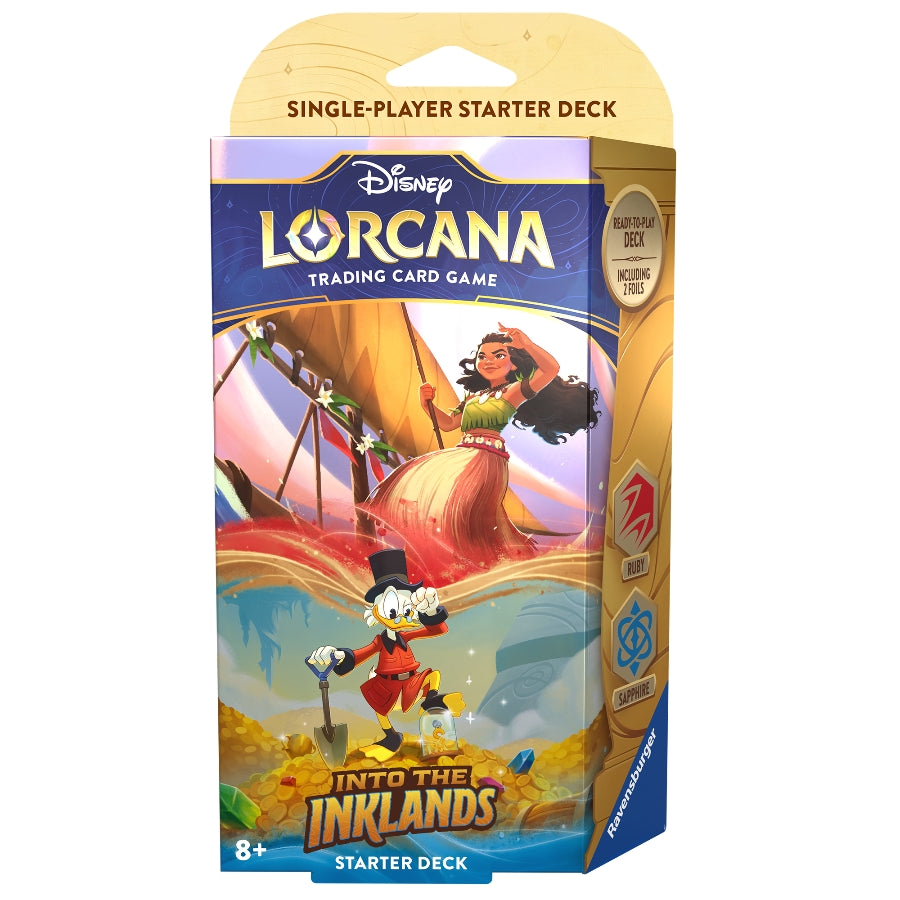 Ravensburger - Disney Lorcana: Into the Inklands - Starter Deck (Ruby & Sapphire)