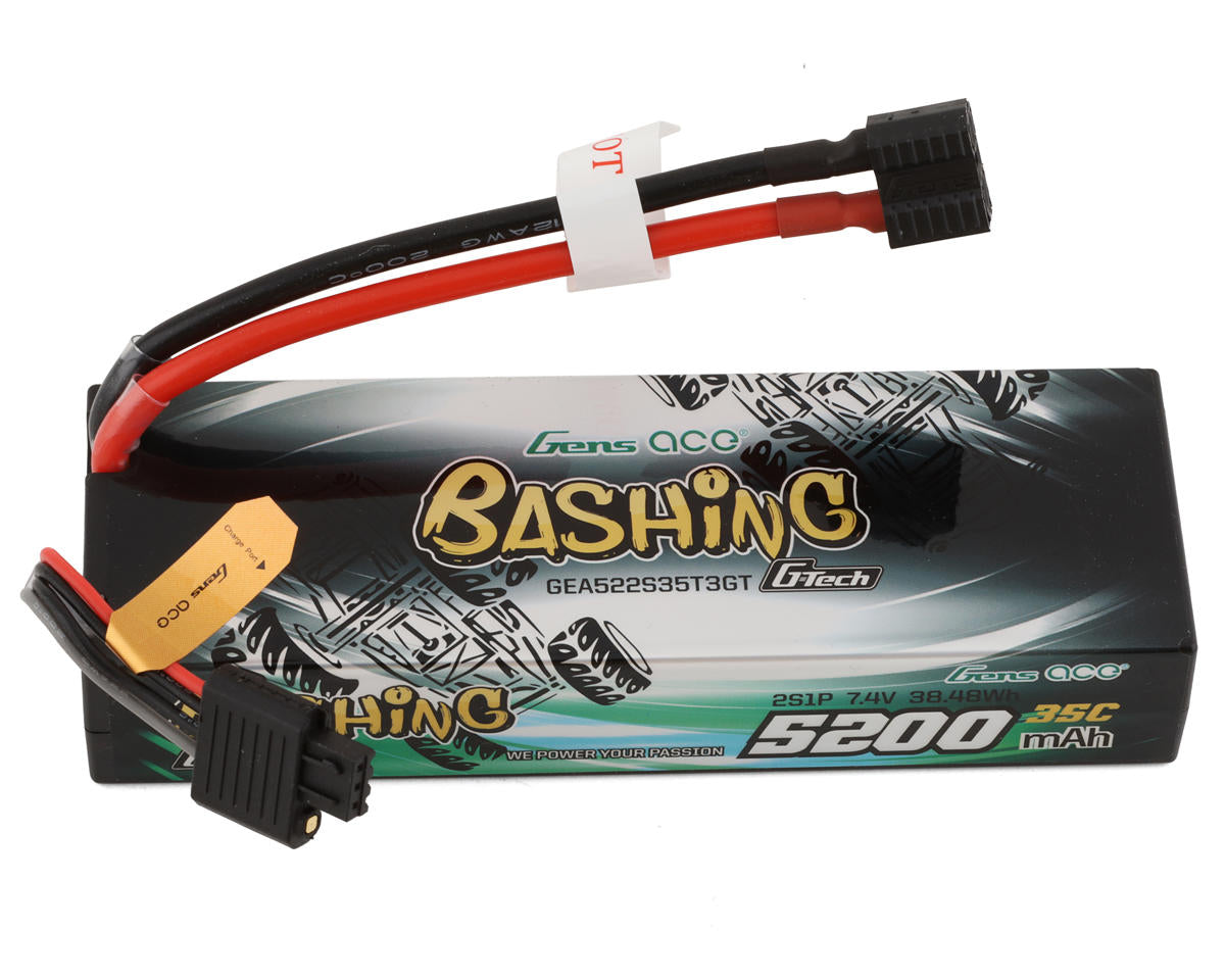 Gens Ace - 2S G-Tech Smart "Bashing" LiPo Battery 35C (7.4V/5200mAh) w/Universal Connector