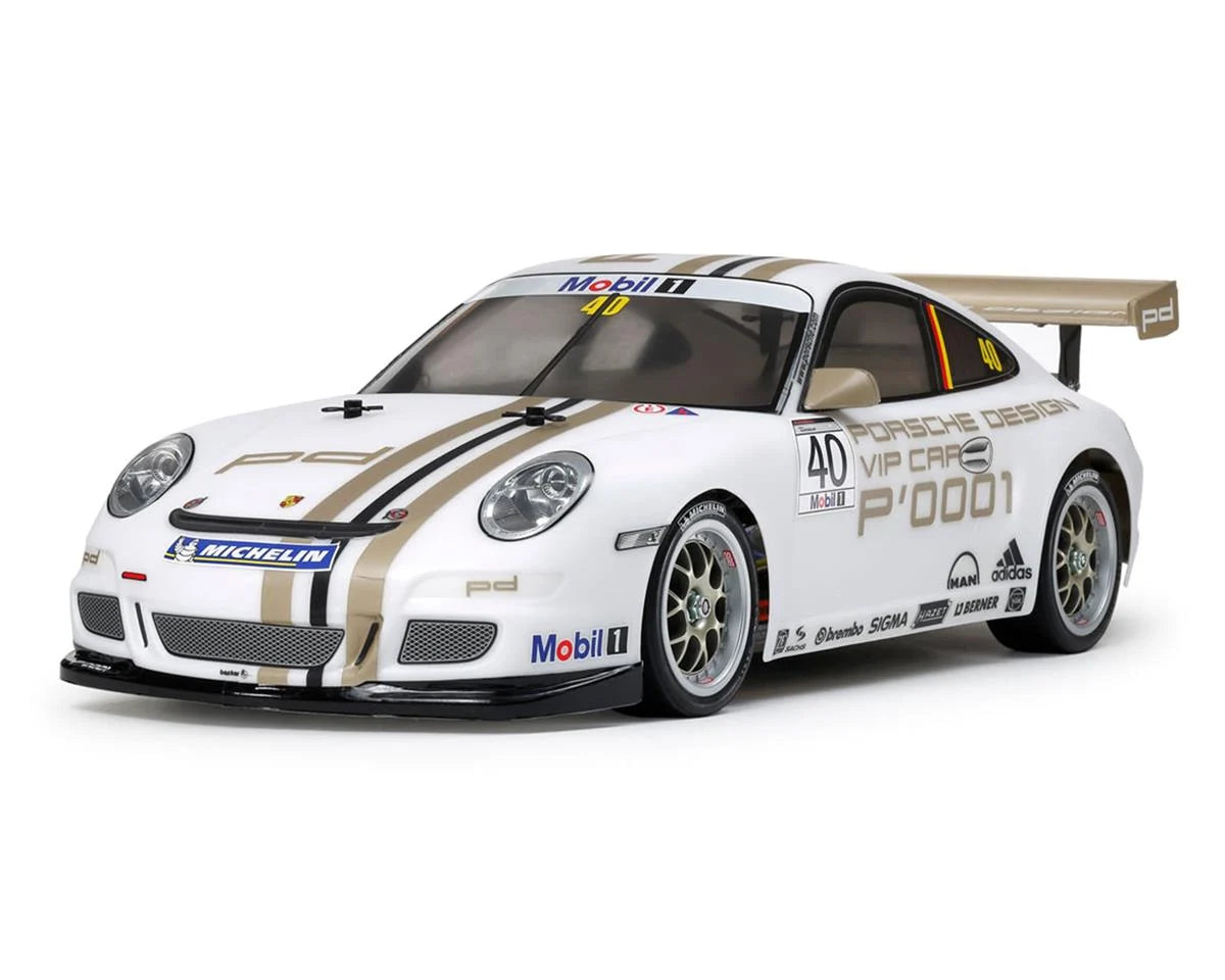 Tamiya - 2008 Porsche 911 GT3 Cup VIP 1/10 4WD Electric Touring Car Kit (TT-01E)