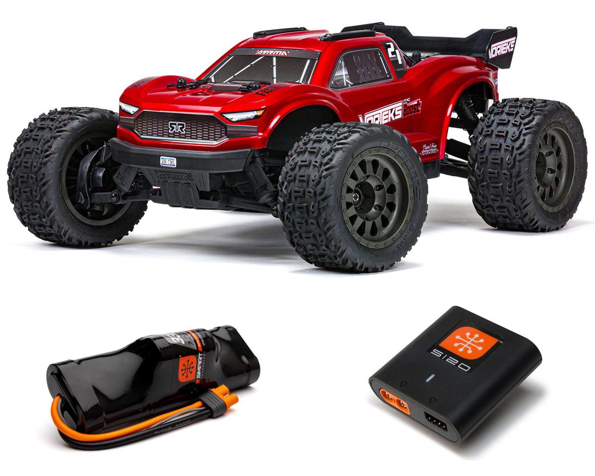 Arrma - 1/10 VORTEKS BOOST 2WD RTR Brushed Stadium Truck (Battery & Charger Included), Red