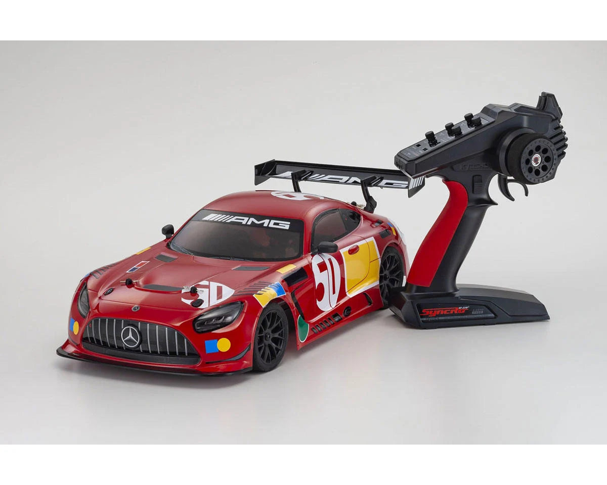 Kyosho - 1:10 Scale Radio Controlled Electric Powered 4WD FAZER Mk2 FZ02 Series readyset 2020 Mercedes-AMG GT3 "50 Years Legend of Spa"