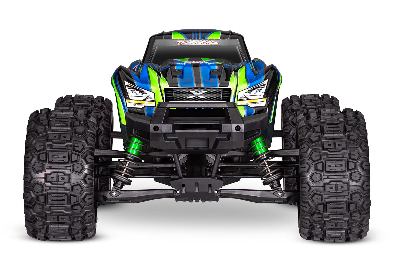 Traxxas - X-Maxx 8S 1/6 4WD Brushless RTR Monster Truck w/2.4GHz TQi Radio, TSM & Belted Tires, Verde