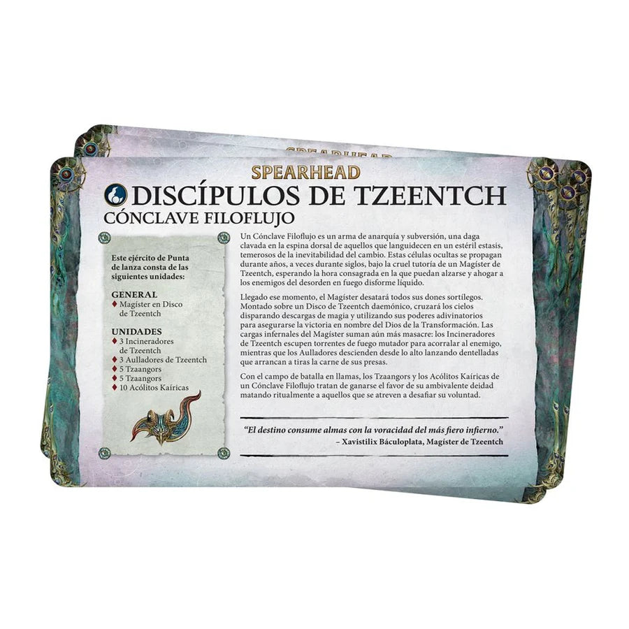 Games Workshop - Faction pack: Disciples of Tzeentch 2024 (Español)