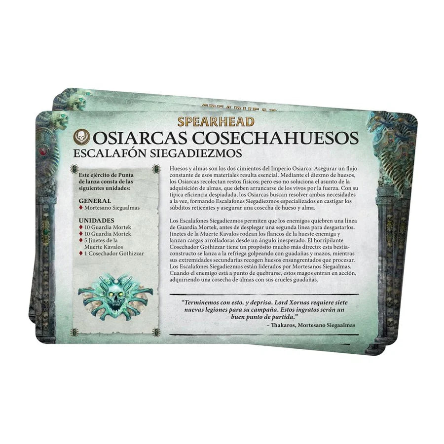 Games Workshop - Faction pack: Ossiarch Bonereapers 2024 (Español)