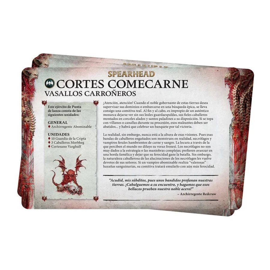 Games Workshop - Faction pack: Flesh Eaters Courts 2024 (Español)