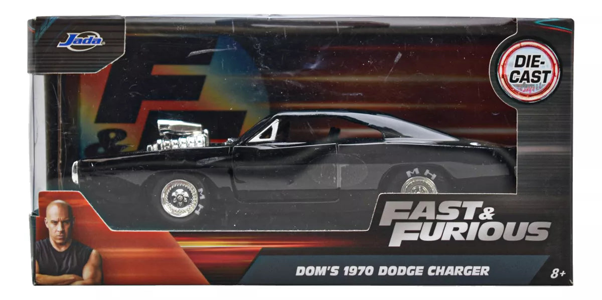 Jada Toys - Fast & Furious Dom´s 1970 Dodge Charger, escala 1:32