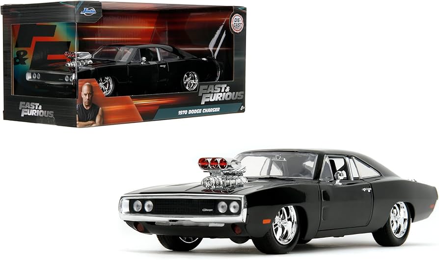 Jada Toys - Fast & Furious Dom´s 1970 Dodge Charger, escala 1:32