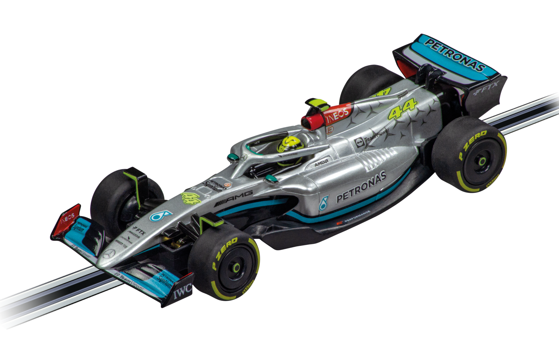 Carrera - Mercedes-AMG F1 W13 E Performance "Hamilton, No.44" Análogo, escala 1/43