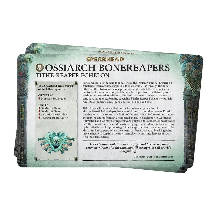 Games Workshop - Faction pack: Ossiarch Bonereapers 2024 (Inglés)