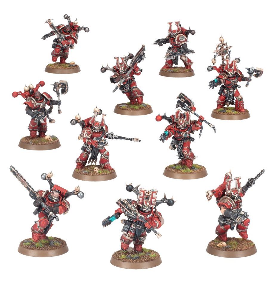 Games Workshop - Warhammer 40,000: World Eaters - Khorne Berzerkers