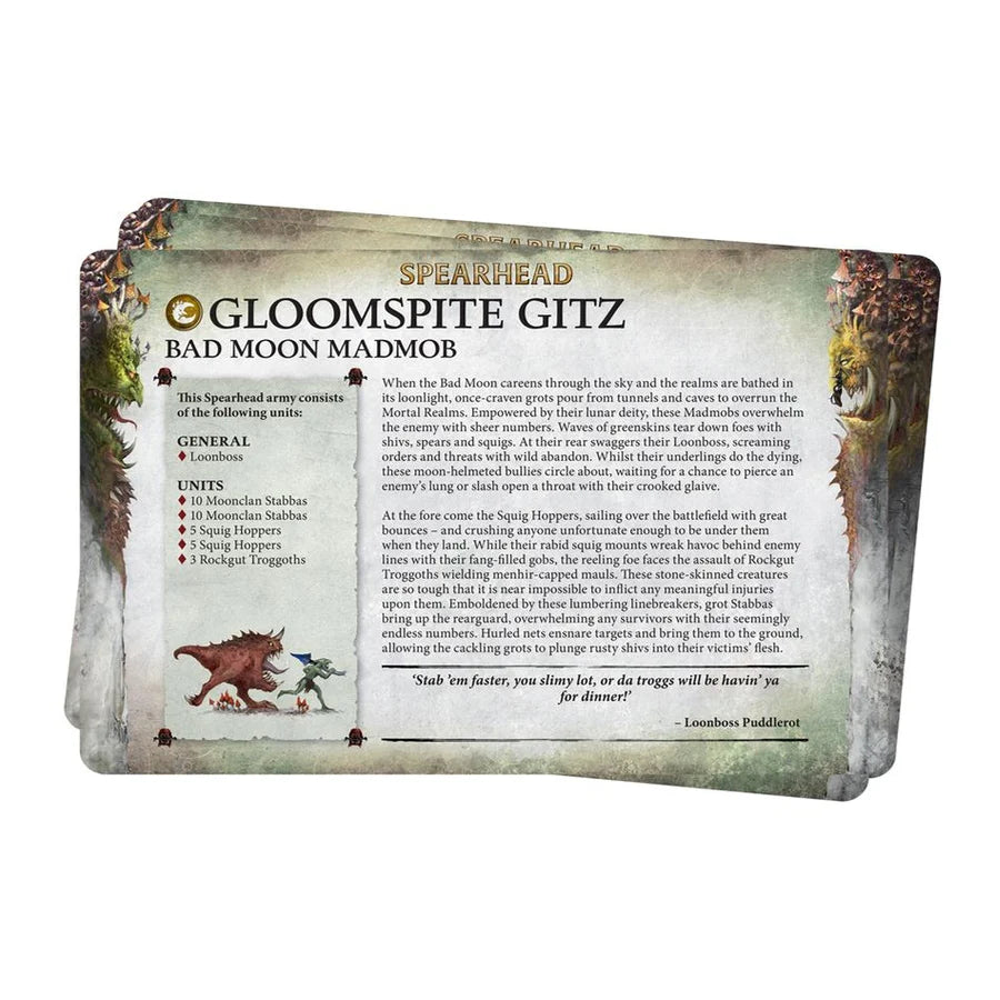 Games Workshop - Faction pack: Gloomspite gitz (Inglés)