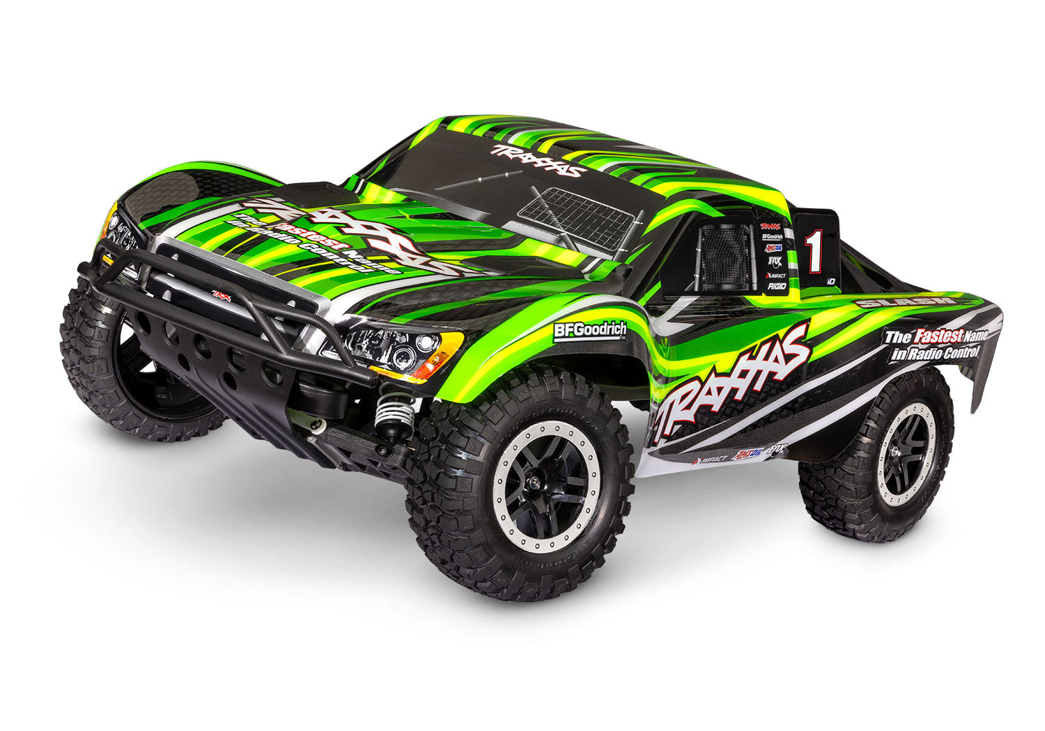 Traxxas - Slash 1/10 RTR 2WD Short Course Truck w/XL-5 ESC, TQ 2.4GHz Radio, Battery & USB-C Charger, Verde