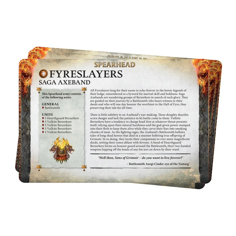 Games Workshop - Faction pack: Fyreslayers 2024 (Inglés)