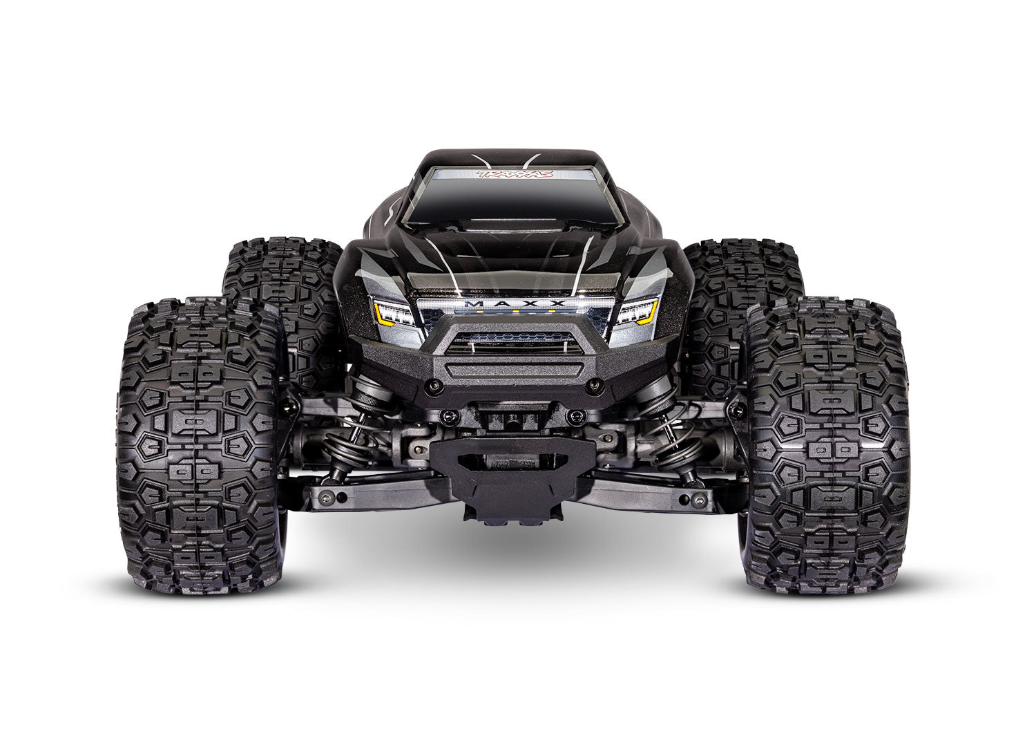 Traxxas - Mini Maxx® Brushless 1/16 4WD RTR Monster Truck w/TQ™ 2.4Ghz Radio, Battery & Charger, Negra