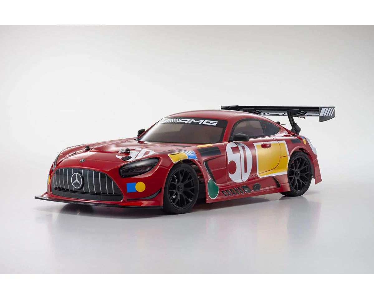 Kyosho - 1:10 Scale Radio Controlled Electric Powered 4WD FAZER Mk2 FZ02 Series readyset 2020 Mercedes-AMG GT3 "50 Years Legend of Spa"