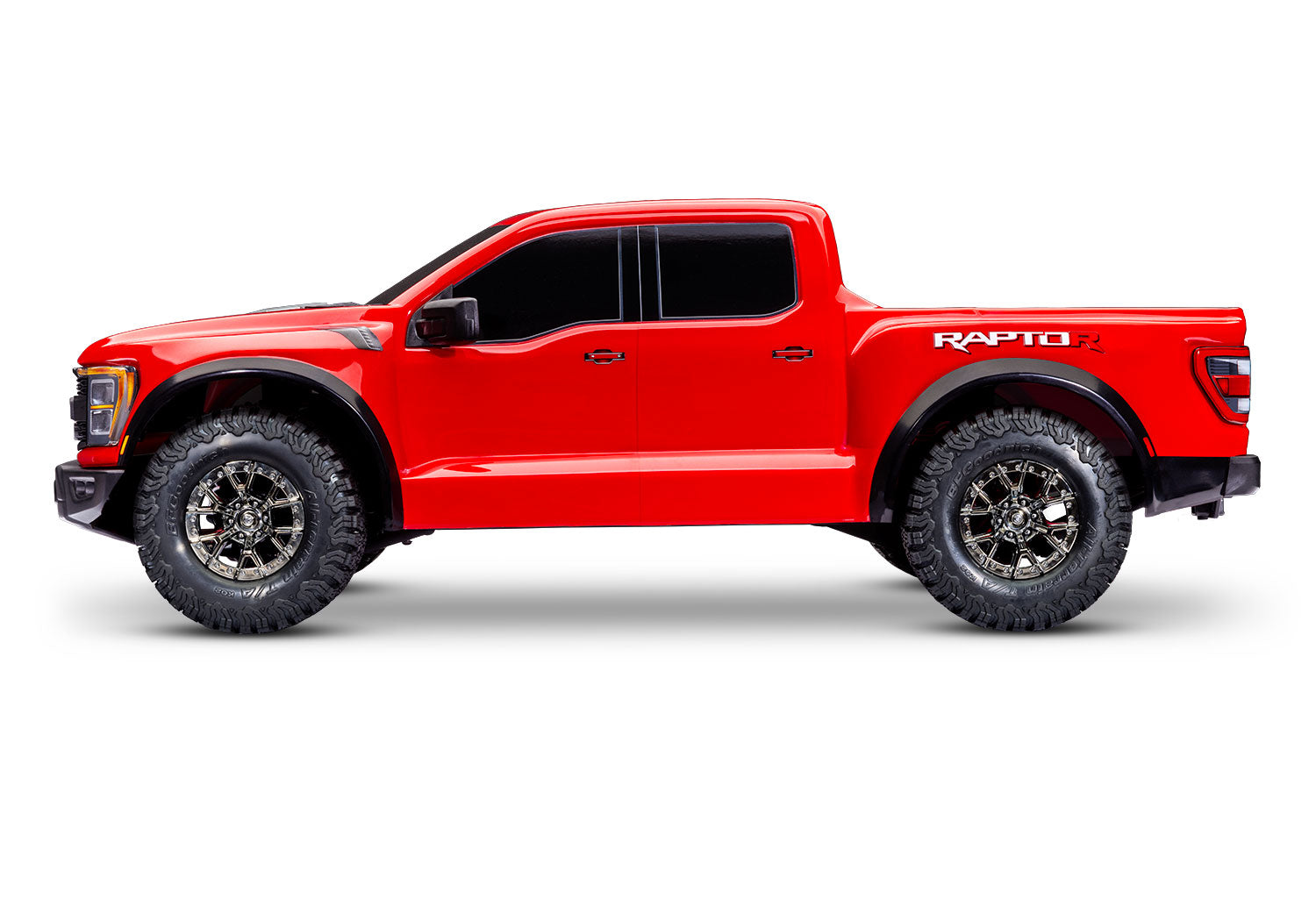 Traxxas - Raptor R™ Styling. Pro Scale Performance 1/10 4WD Off-Road Truck, Roja