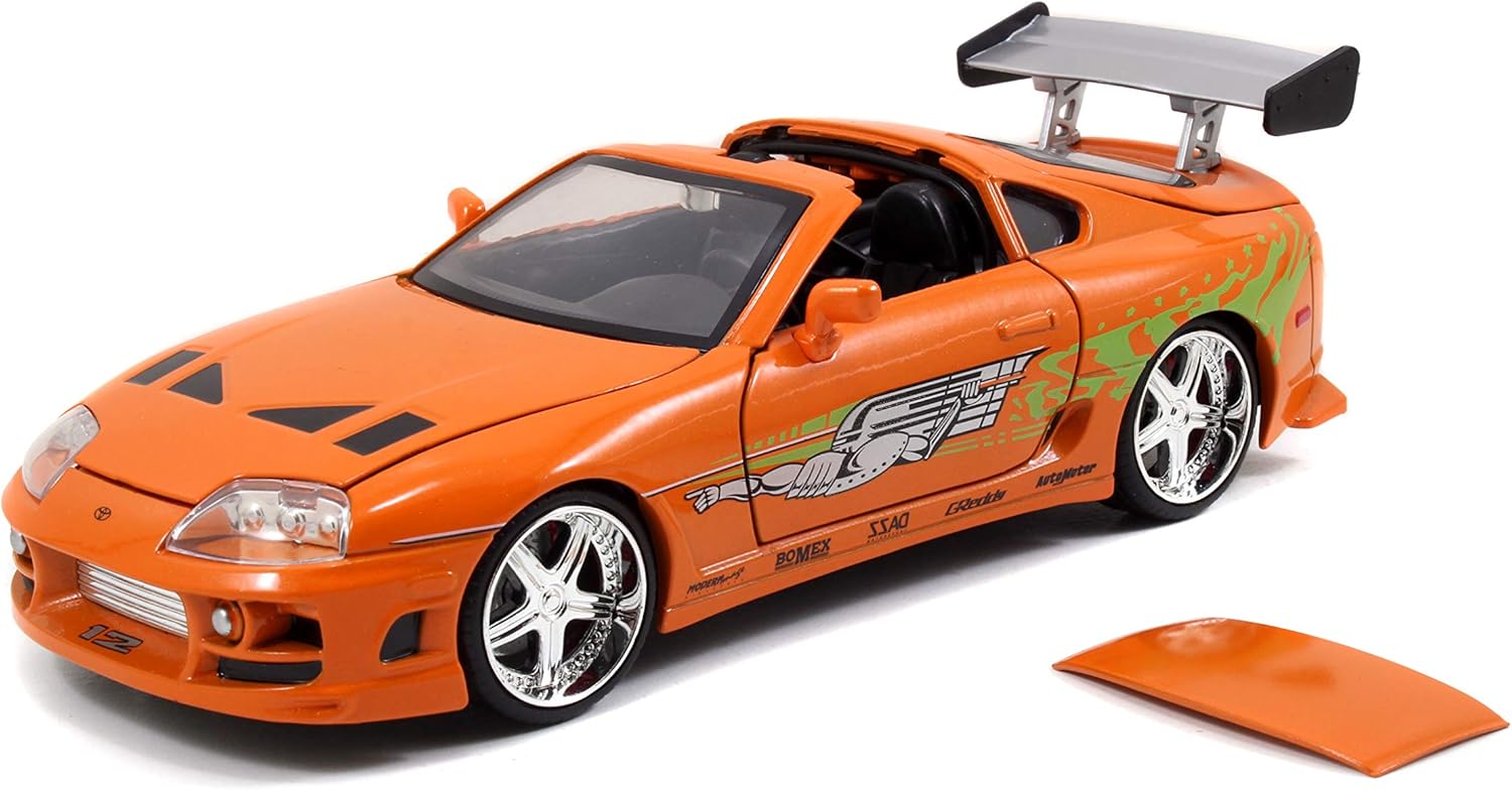 Jada Toys - Fast & Furious Brian's Toyota Supra, escala 1:24