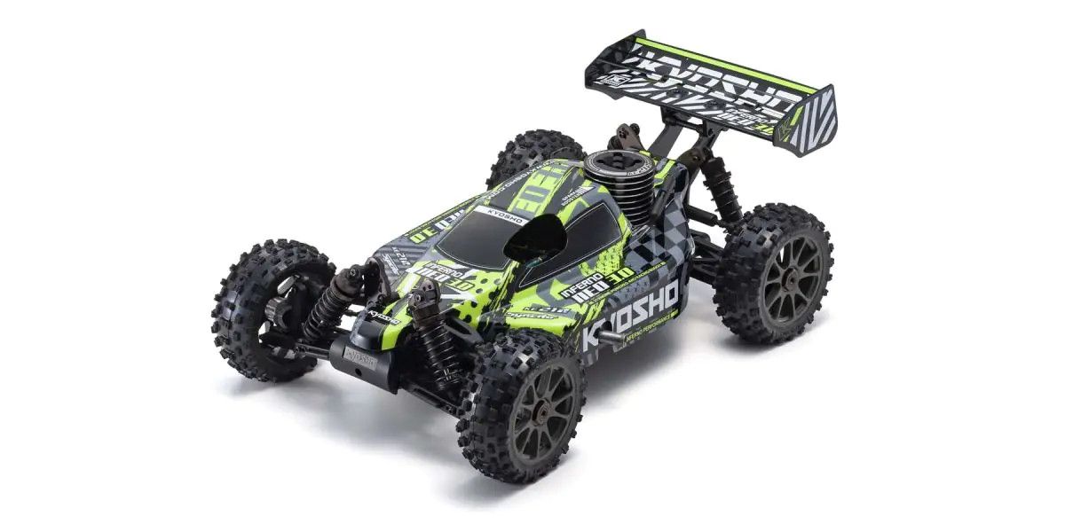 Kyosho - 1:8 Scale Radio Controlled GP Powered Racing Buggy readyset INFERNO NEO 3.0 Color type 6 Yellow