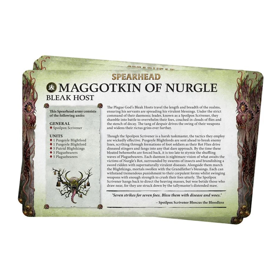 Games Workshop - Faction pack: Maggotkin of Nurgle 2024 (Inglés)