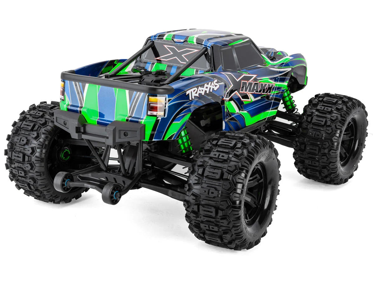 Traxxas - X-Maxx 8S 1/6 4WD Brushless RTR Monster Truck w/2.4GHz TQi Radio, TSM & Belted Tires, Verde