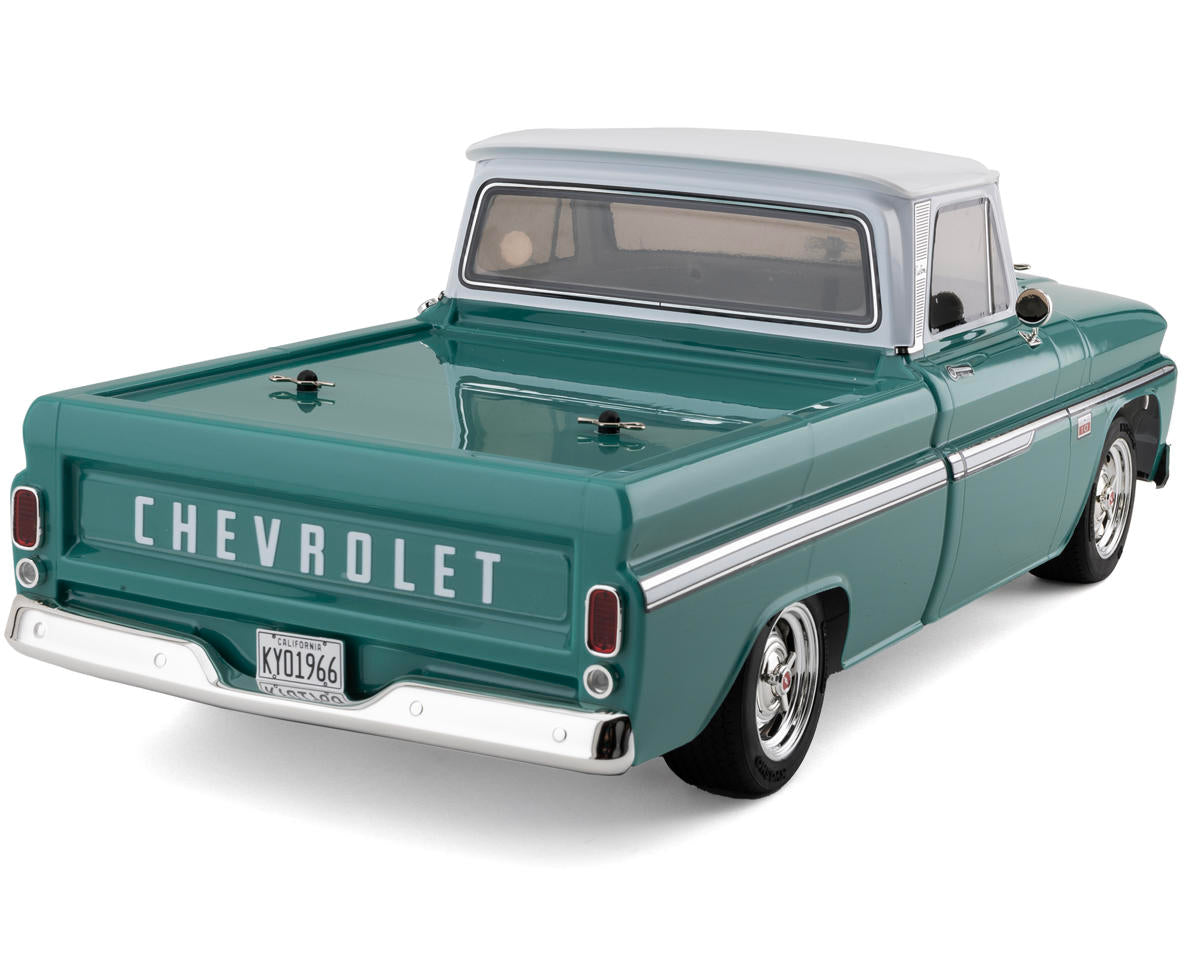 Kyosho - 1:10 Scale Radio Controlled Electric Powered 4WD FAZER Mk2 FZ02L Series readyset 1966 Chevy® C10 Fleetside Pickup Light Green