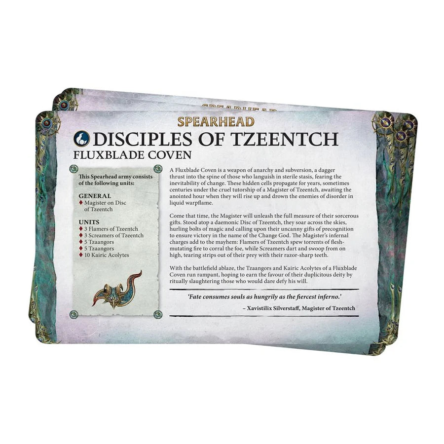 Games Workshop - Faction pack: Disciples of Tzeentch 2024 (Inglés)