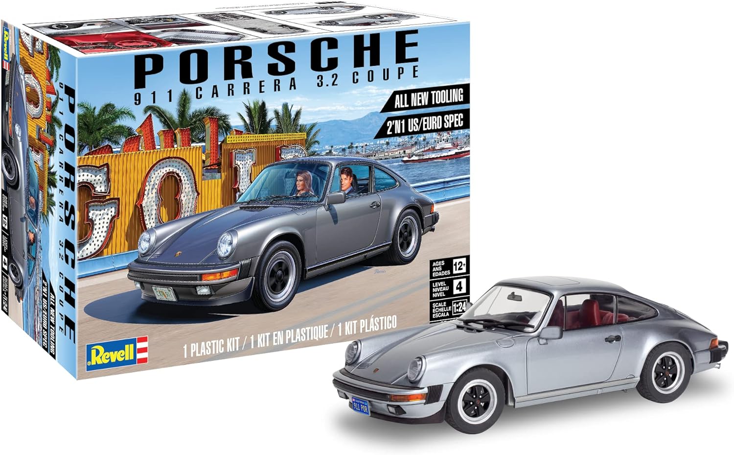 Revell - 1/24 Porsche 911 Carrera 3.2 Coupe Model Kit