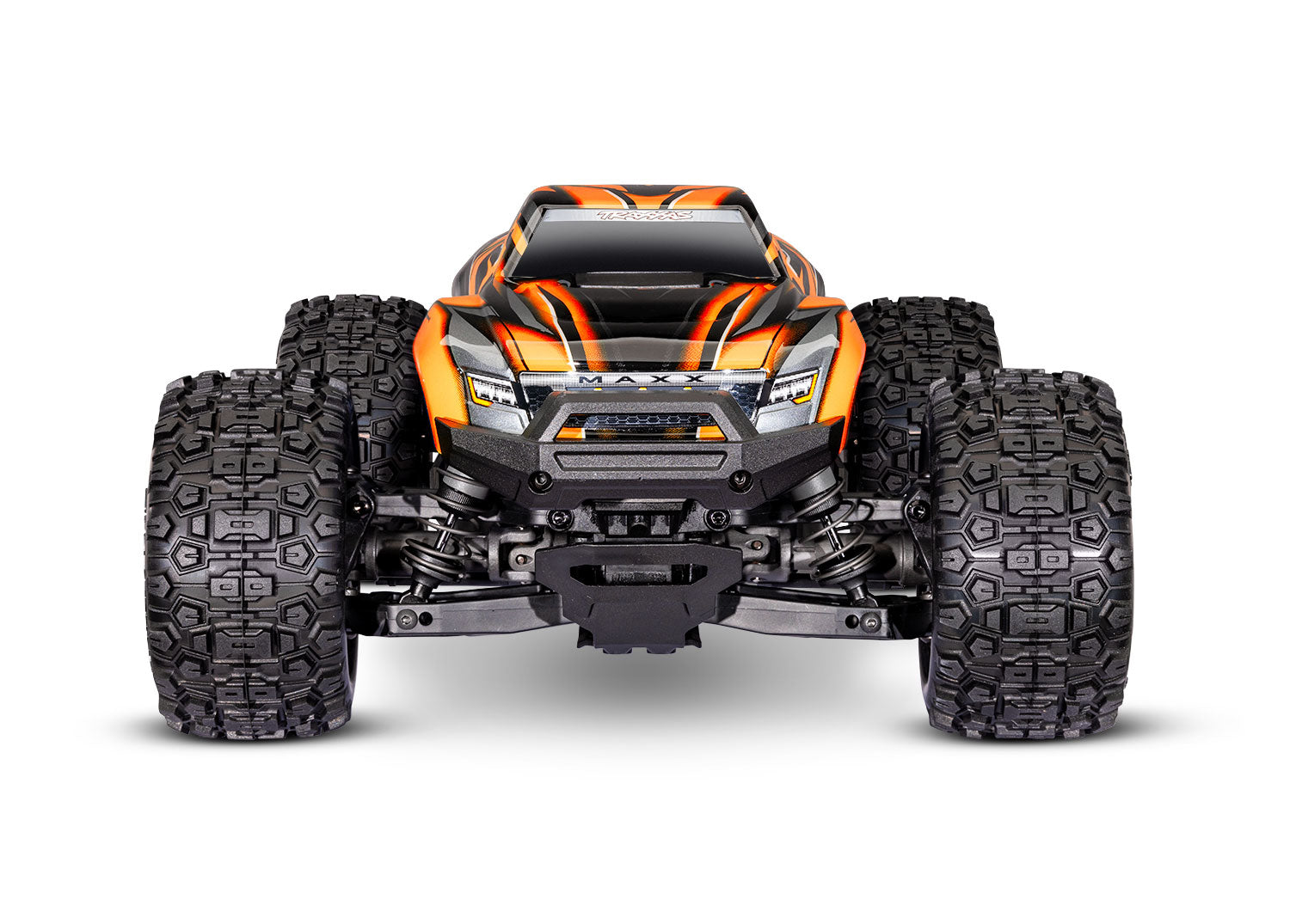 Traxxas - Mini Maxx® Brushless 1/16 4WD RTR Monster Truck w/TQ™ 2.4Ghz Radio, Battery & Charger, Naranja