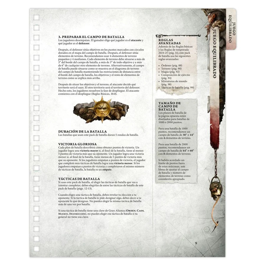 Games Workshop - Warhammer Age Of Sigmar: General's Handbook 2024-25 (Español)