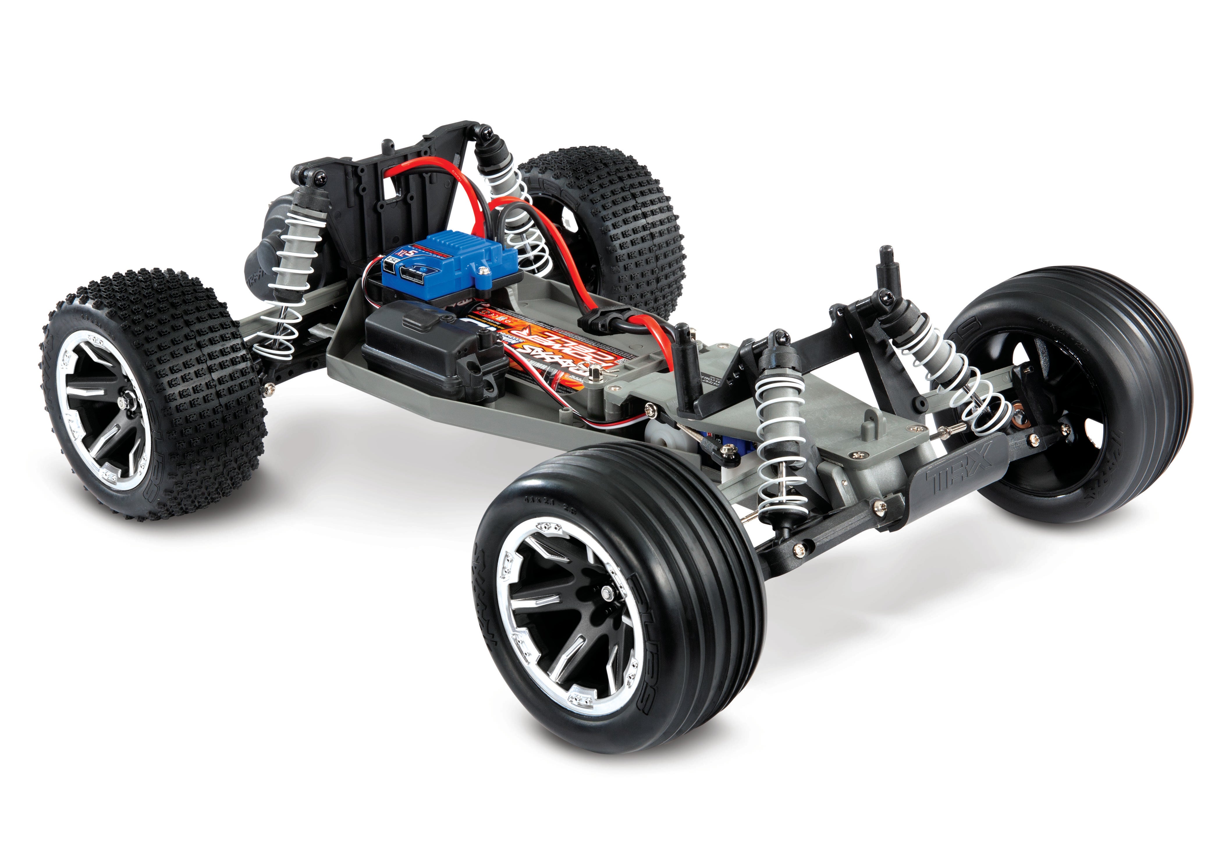 Traxxas - Rustler 1/10 Scale Stadium Truck with TQ™ 2.4 GHz radio system, Roja