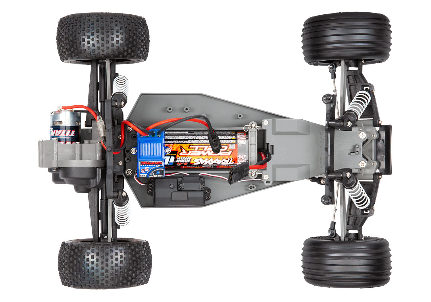 Traxxas - Rustler 1/10 Scale Stadium Truck with TQ™ 2.4 GHz radio system, Roja