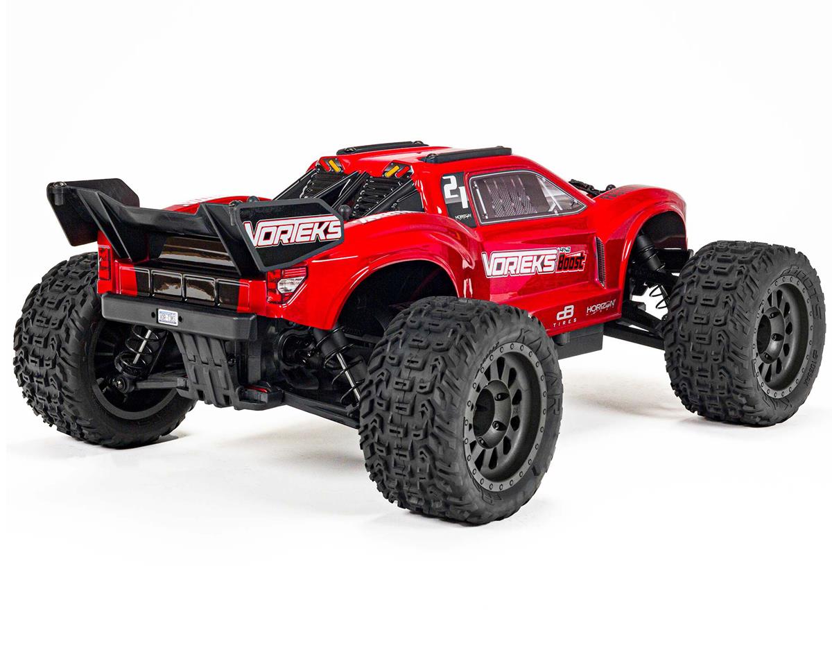 Arrma - 1/10 VORTEKS BOOST 2WD RTR Brushed Stadium Truck (Battery & Charger Included), Red