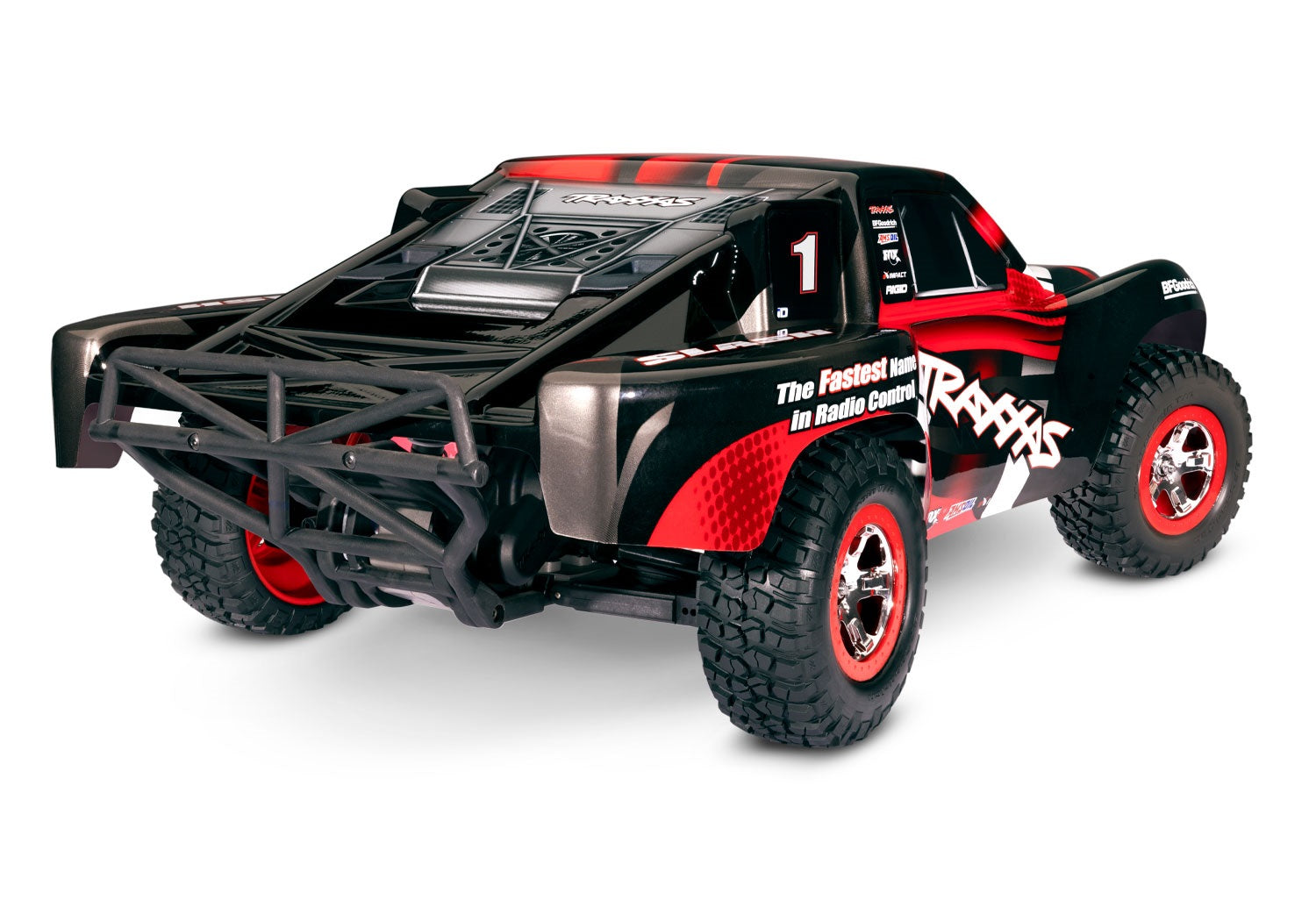 Traxxas - Slash 1/10-Scale 2WD Short Course Racing Truck with TQ™ 2.4GHz radio system, Roja